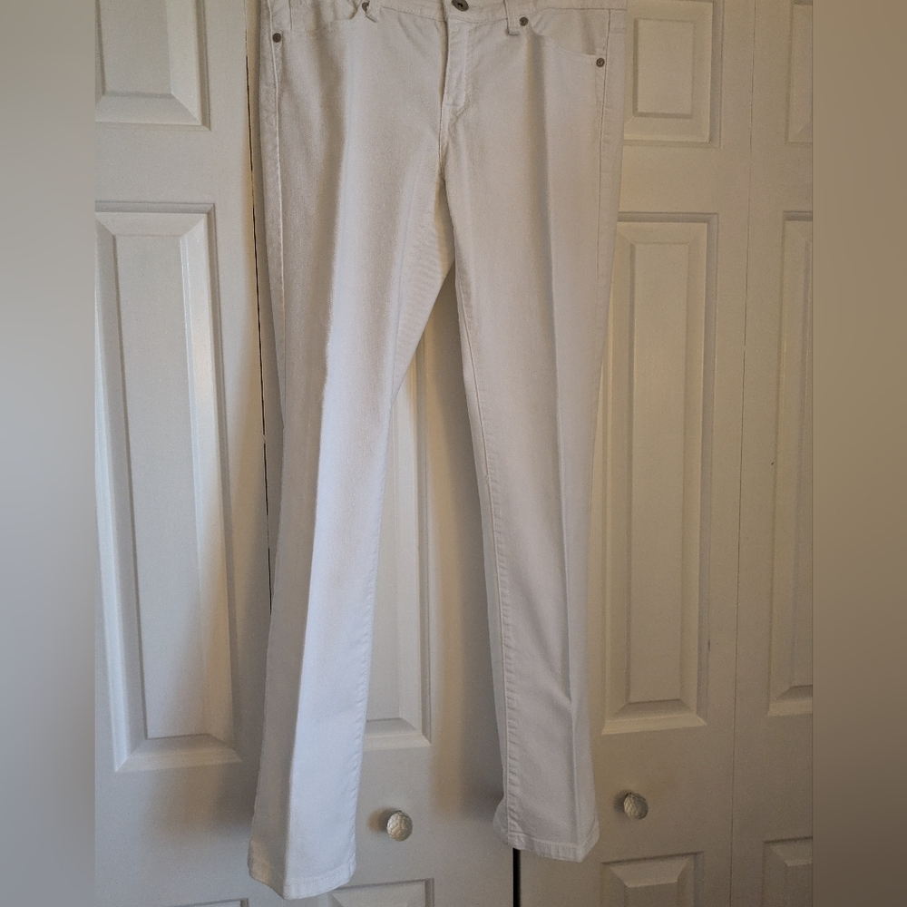 JCP Womens White Jeans